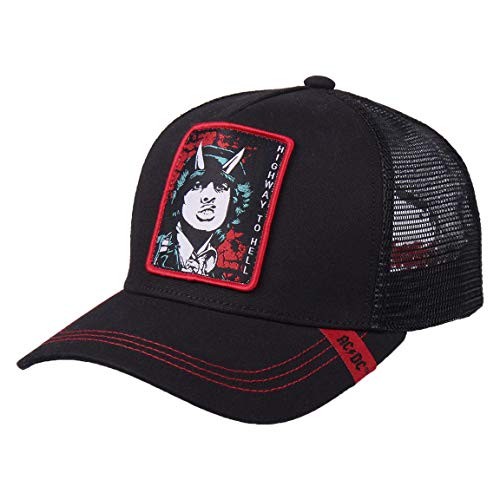 CERDÁ LIFE'S LITTLE MOMENTS Gorra Trucker Licencia ACDC, Multicolor, Talla única Unisex Adulto