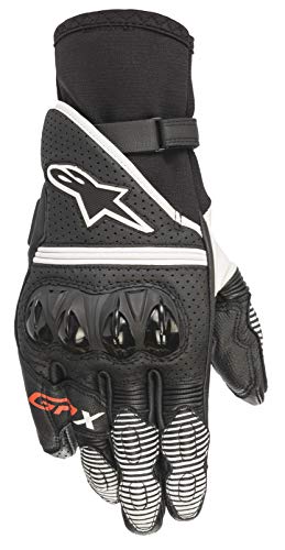 Alpinestars GP X V2 Guantes de Motocicleta (Black/White,2XL)