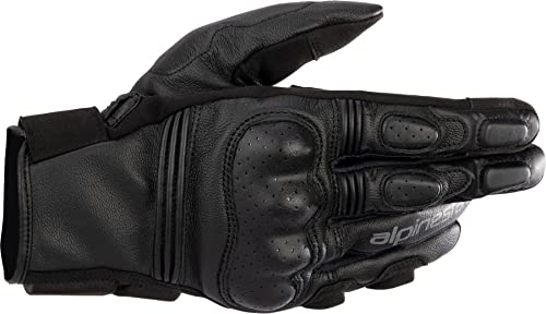 Alpinestars Phenom - Guantes de piel para hombre, color negro y negro