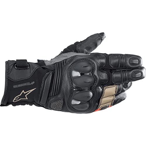 Alpinestars Belize V2 Drystar Guante de motocicleta (Black/Sand,2XL)