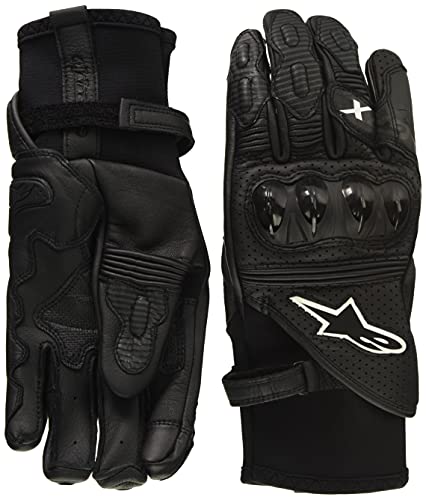 Alpinestars GP X V2 Guantes de Motocicleta (Black,M)