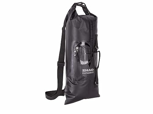 SHAD W0SB40 Rear Bag SW40 Bolsa Blanda para Motocicleta, Resistente al Agua, Color Negro