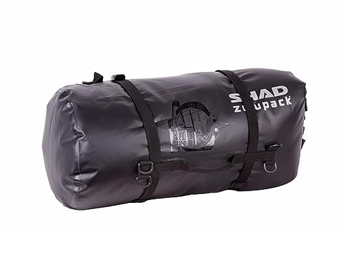 SHAD W0SB38 Rear Duffle SW38 Bolsa Blanda para Motocicleta, Resistente al Agua, Color Negro