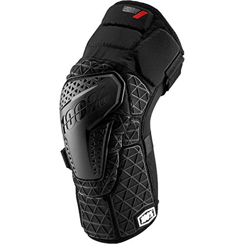 Ride100percent Surpass Knee Guard Black-SM, Adultos Unisex, Negro, ESTANDAR