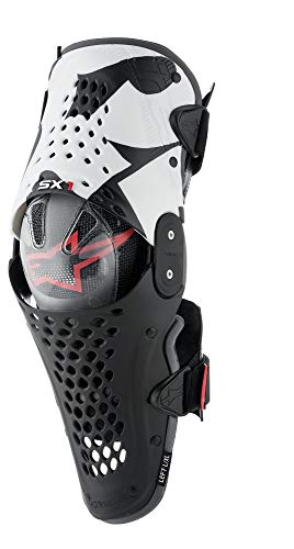 Alpinestars 6506316 Negro, Blanco Adultos Rodillera Atlética - Rodilleras (Negro, Blanco, Polímero, Adultos, Hombre)