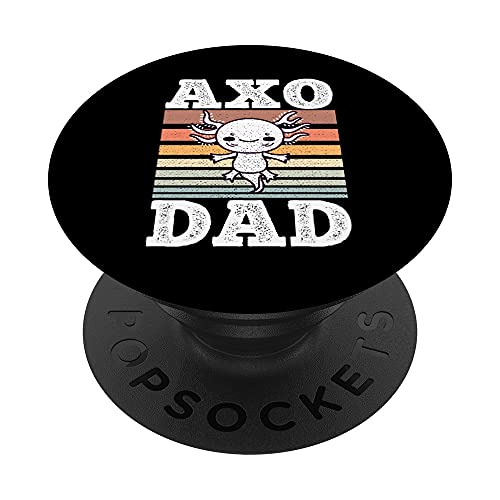 Lindo Axolotl Boy Axo Padre Bebé Axolotl Papá PopSockets PopGrip Intercambiable