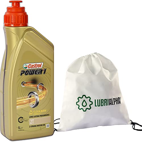 Aceite motor 2 tempi lubricante Castrol Power 1 2T con bolsa multiusos 11x1lt