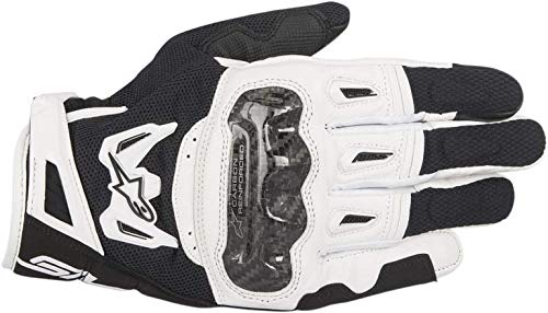 Alpinestars - Guantes de Moto SMX-2 Air Carbon V2. Negros y Blancos - 3XL