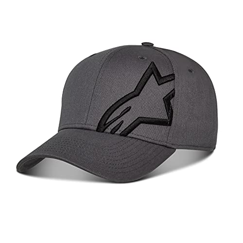 Alpinestars, Corp Snap 2, Gorra De Beisbol, Carbón/Negro, Os, Hombre, Talla única