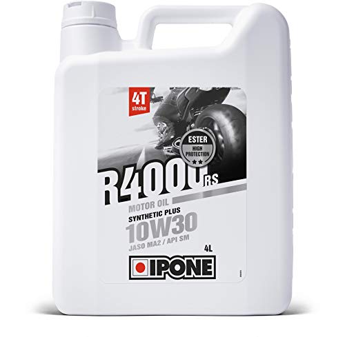 Ipone 800025 Aceite Motor R4000 RS 4 Tiempos sintético Plus 10 W30