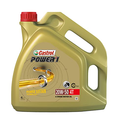 Castrol POWER1 4T 20W-50 Aceite de Moto 4 L