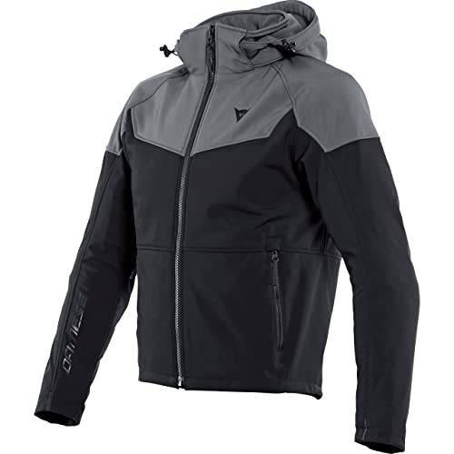 Dainese Ignite Tex Jacket, Chaqueta Textil Moto, Hombre, Negro/Antracita, 64