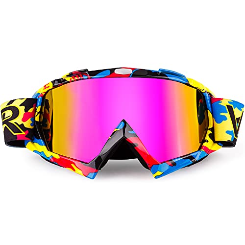 color tree MOTO-X Dirt Bike Enduro Gafas MTB Motocross Resistente al viento ATV MX Gafas