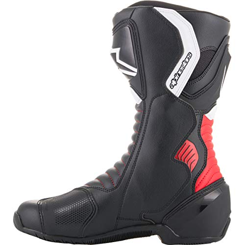 Alpinestars SMX-6 V2 Botas de moto (Black/Red,41)