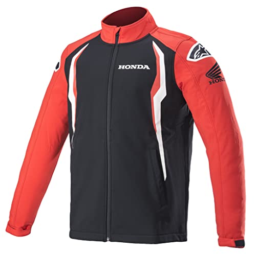 Alpinestars Honda - Chaqueta softshell, color rojo y negro, rojo y negro, S