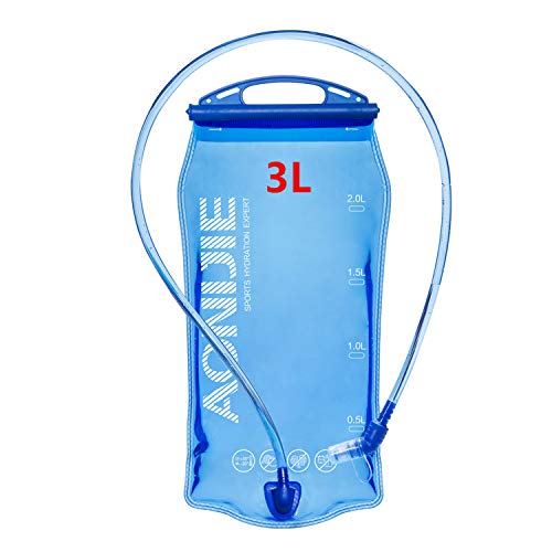 AONIJIE Bolsa de hidratación 3/2/1,5/1L Portátil Vejiga Deportiva para Running Ciclismo Senderismo (1,5L-PEVA)