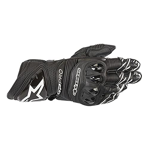 Alpinestars Guantes Moto GP Pro R3 Gloves Black, Negro, M