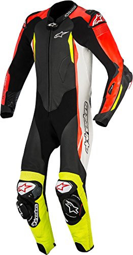 Alpinestars GP Tech V2. Traje de Moto de piel, color blanco/negro