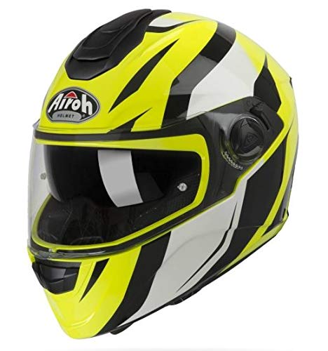 Airoh St3ti31yxs Casco de Moto, Adultos Unisex, Amarillo, XS