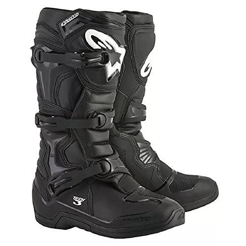 Alpinestars 1568939 Tech 3 Botas, Negro, 42, Paquetes de 2