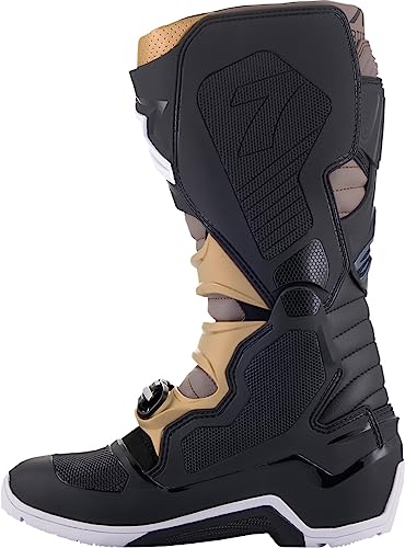 Alpinestars, Tech 7 Enduro Drystar Botas Hombre, Negro Gris Oro, 42 EU