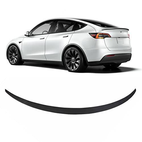 BONRYAN Tesla Model Y - Alerón trasero original de fibra de carbono mate para 2020 2021 2022 Tesla Model Y Accesorios