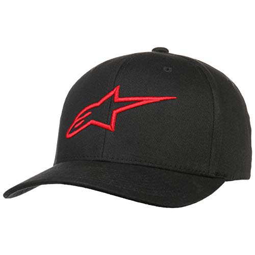 Alpinestars, Ageless Curve, Gorra De Beisbol, Negro/Rojo, 23X, Hombre, Talla única