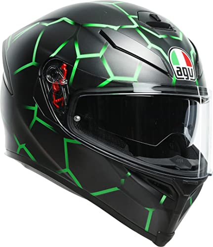 AGV K-5 S Vulcanum Casco (Gray/Red,XXL (63/64))