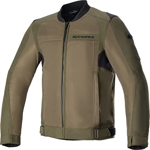 Alpinestars Luc V2 Air Chaqueta Textil para Motocicleta (Olive,XXL)