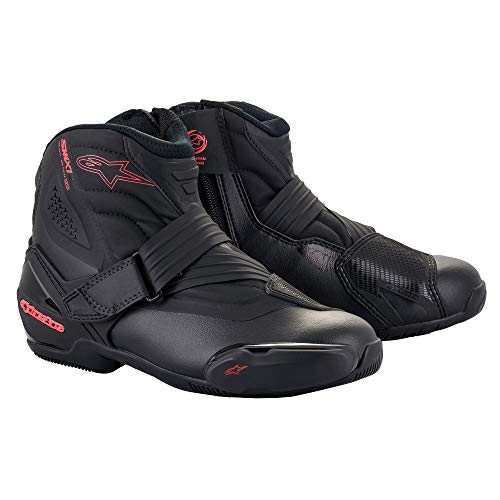 Alpinestars Botas Stella SMX-1 R V2 para Mujer, Barco de Tobillo Unisex Adulto, Negro Rosado Black Diva Pink, 42.5 EU