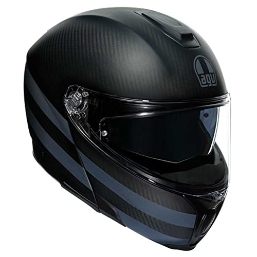 AGV CASCO SPORTMODULAR MULTI MPLK XS DARK REF CARBON/BLACK