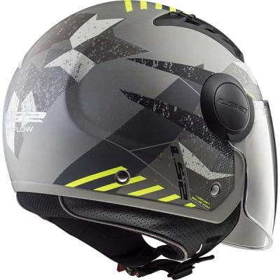 LS2, Casco jet de moto Airflow camo, XXL