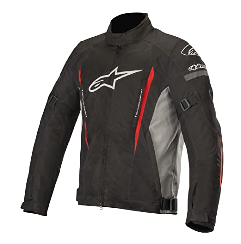 Alpinestars Chaqueta moto Gunner V2 Wp Jacket Black Gray Red, Negro/Gris/Rojo, M