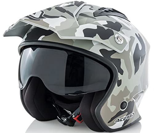 Acerbis casco Jet aire Camo/Brown M(57/58)