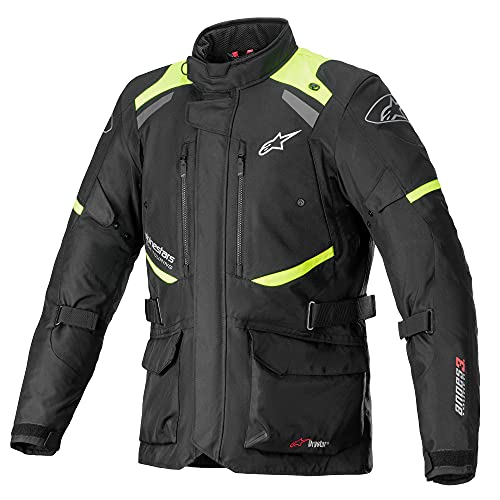 Alpinestars Chaqueta Motocicleta, Negro/Amarillo, L Hombre, negro/amarillo, Talla única