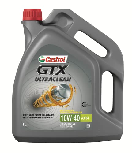 Castrol GTX Ultraclean 10W-40 A3/B4 Aceite de Motor 5L