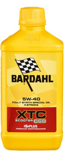 BARDAHL XTC C60 362040 ACEITE LUBRICANTE PARA MOTO SCOOTER 5W40 1LT 4T