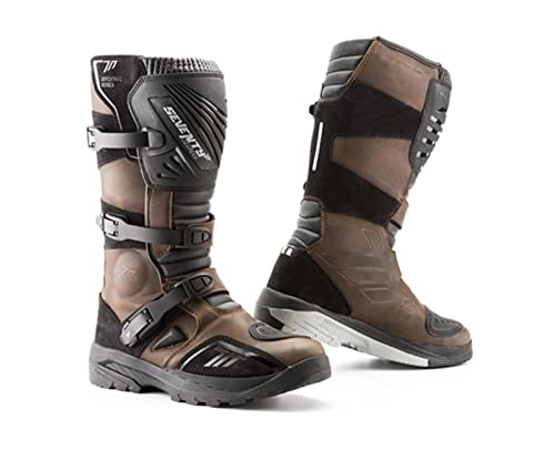 BOTAS DE MOTO DE LA MARCA SEVENTY DEGREES UNISEX HOMOLOGADAS SD-BA4 ADVENTURE UNISEX MARRÓN 43