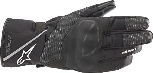 Alpinestars Andes V3 Drystar - Guantes Largos para Motocicleta, Color Negro, Talla S, Unisex, para Todo el año, Textil