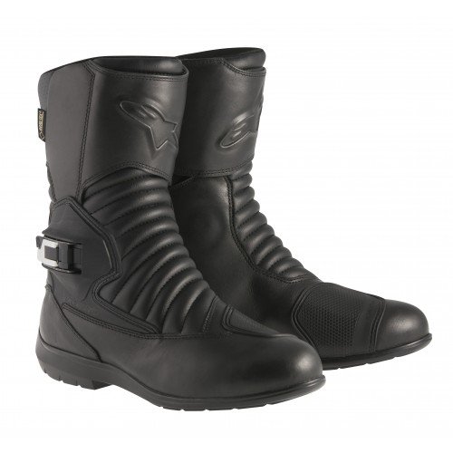 Alpinestars Botas de moto Mono Fuse Goretex, color negro, talla 43