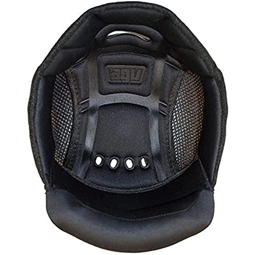 AGV Crown Pad K3 Sv (XS) Casco para Motocicleta, Unisex Adulto, Negro