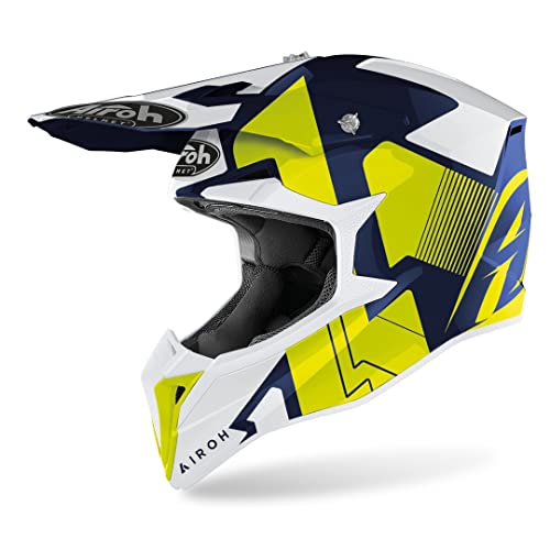 Airoh Helmet Wraap Raze Blue Gloss