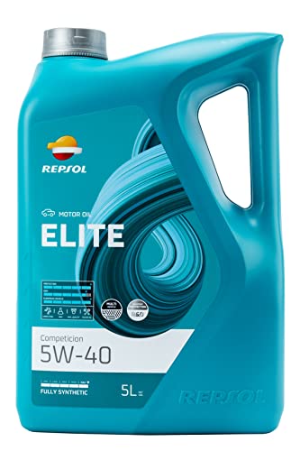 REPSOL aceite lubricante sintético para coche ELITE COMPETICION 5W-40 5L