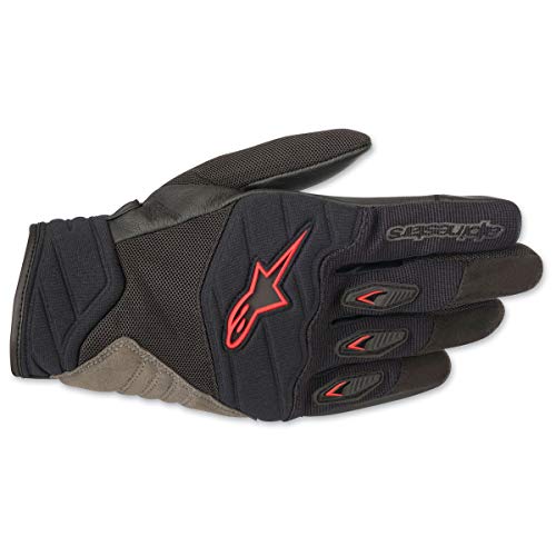 Alpinestars Guantes Shore Negro/Rojo para Hombre 3566318-13-L