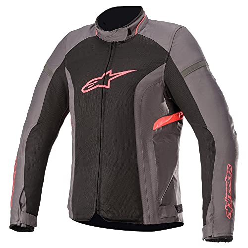 Alpinestars Stella T-Kira V2 Air Jacket (Tar Gray/Black/Diva Pinkt, L)