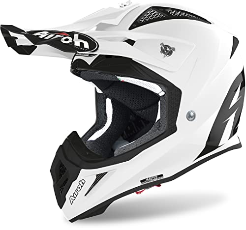 AIROH HELMET AVIATOR ACE COLOR WHITE GLOSS S