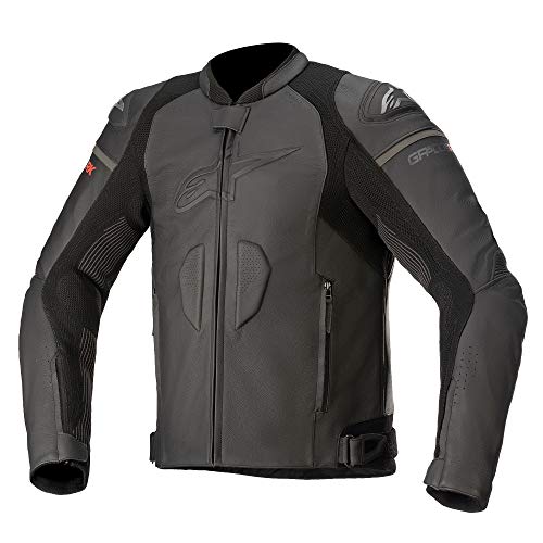 Alpinestars Chaqueta de Piel GP Plus R V3 Rideknit equitación, Negro, M-L para Hombre