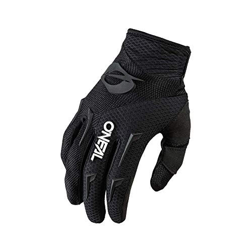 O'Neal | Guantes de Ciclismo & Guantes de Motocross | MX MTB DH FR Downhill Freeride | Materiales duraderos y Flexibles, Palma ventilada | Guantes de Elementos | Mujeres | Negro Blanco | Talla S