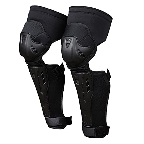 IXS Assault Knee-/Shin Guard Black M Protecciones, Unisex Adulto, Negro