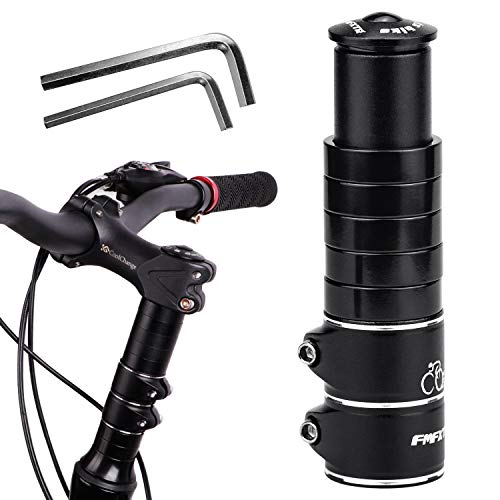 GREEYO Elevador Manillar Bicicleta MTB Elevador de Vástago de Bicicleta Aleación de Aluminio Adaptador de Manillar 28.6mm para Ciclismo